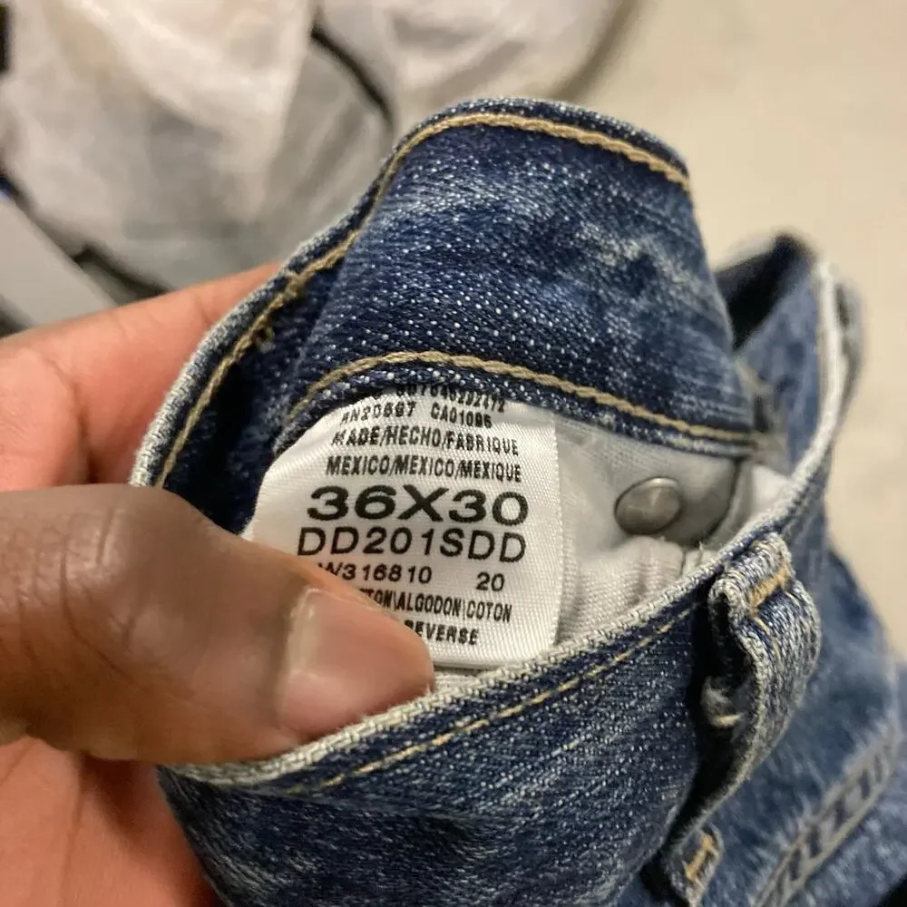 vintage Y2K baggy dickies cargo jeans 36x30